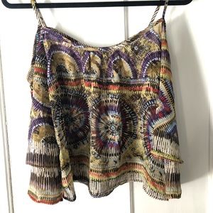 SMYM cold shoulder tank